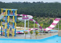 Boomerang Custom Water Slides , Aqua Theme Park Fun Water Slides Toys For Adults