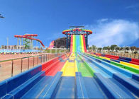 Super Tornado Water Slide 14.6m Platform Height Theme Park Equipment
