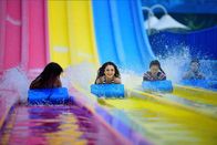 Classic Adult Rainbow Race Water Park Slide / Water Sports Equipment