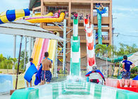 High Speed Water Slides Funny Swimming Pool Water Amusement For Holiday Resort Visitors