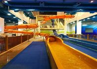 4 / 5 Lane Custom Water Slides High Speed Racing For Giant Aqua Park