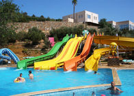 Hotel Resort Water Park Slide Fiberglass Water slide Aqua Theme Park Equipment