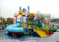 Custom Water Park Construction , Fiberglass Kids Playground Equipment Slide