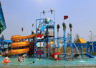 Gigantic Aqua Playground Water House Fiberglass Amusement Park Equipment