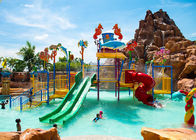 Commercial Safe Aqua Park Equipment Fiberglass Playground Slide