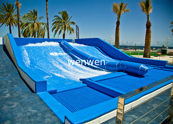 Aqua Water Park Surf N Slide Blue Skateboarding Exciting Experience