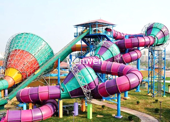 Gaint Water Park Slides Equipment Tantrum Valley for Amusement Theme Park Equipment