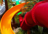 Commercial Tube Spiral Water Slide , Fiberglass Theme Park Water Slides Customized