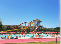 Kids / Adult Family Water Slide , Fiberglass Pool Outside Water Slides