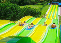 Adult / Kids Body Water Slide Bright Color FRP Large Aqua Park Equipment