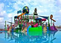 Young Adult Fiberglass Aqua Playground Water Play Slide