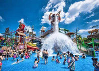 Young Adult Fiberglass Aqua Playground Water Play Slide