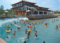 Family Water Park Wave Pool , Safety Air Powered Artificial Wave Pool