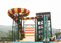 Swimming Pool Water Slide / Aqua Theme Park Equipment Boomerang Water Slide