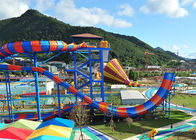 Super Boomerang Water Slide Fiberglass Commercial Water Slide Theme Water Park