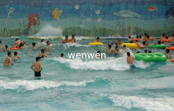 Outside Holiday Resort Surfable Wave Pool Artificial Tsunami For Kids Adults Family