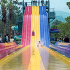 Fiberglass FRP Boomerang Indoor Water Park Slide For Children Adults