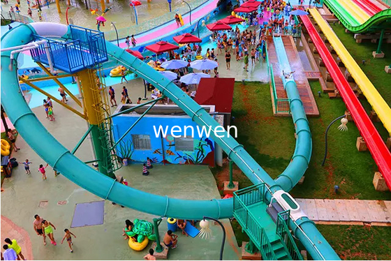 Water Park Slide Aqua Loop Big Water Slides Adult Swimming Pool Water Slide