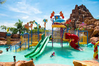 Kids Amusement Park Water Playground / Fiberglass Interactive Water House Toys