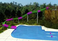 2 Person Outdoor Swimming Pool Slides For Family Resort / Adventure Park Water Slide