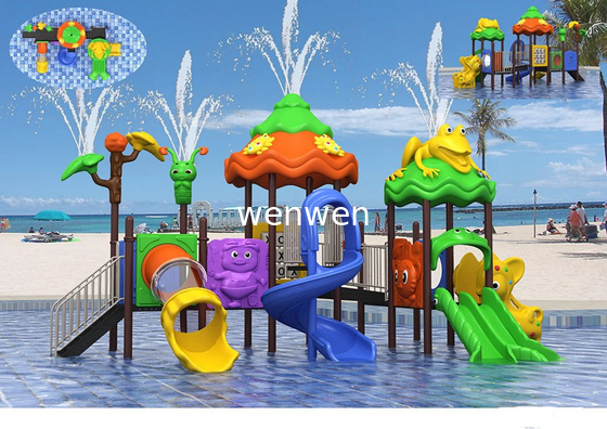 Kids Theme Aqua Playground Indoor Plastic Water House Size 1000*520*550cm