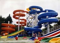Spiral Water Slides For Holiday Resort Water Park Equipment Combination Water Slide