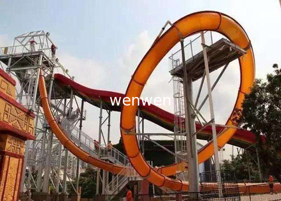 Water Park Slide Aqua Loop Big Water Slides Adult Swimming Pool Water Slide