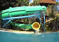 Hotel Resort Adult Water Slide / Fiberglass Tornado Water Ride
