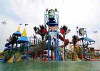 Mix Color Interactive Aqua Playground For Hotel Swimming Pool