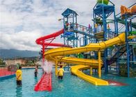 Colorful Amusement Park Water House Aqua Playground Fiberglass Material Durable