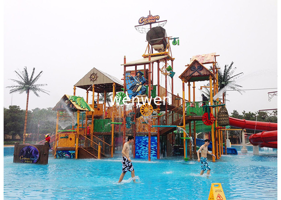 Outdoor 30 People ISO Water Playground Equipment