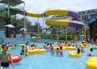 Customized Fiberglass Water Slides Adult Stimulating High Speed Slide For Hotel Resort