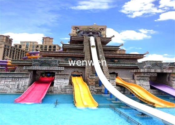 Adult High Speed Water Slide Commercial Splash Park