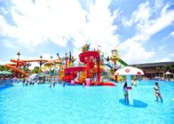 Anti UV Aqua Playground Commercial Fiberglass Water Slides