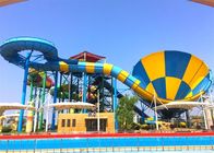 Customized FRP Boomerang Indoor Water Park Slide