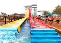 Commercial Young Adult High Speed Water Slide Racing With Mat