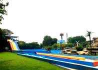 Fast Flowing High Speed Water Slide Water Park Equipment For Hotel Resort