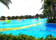1000 People / 1000m2 1.2M High Water Park Wave Pool For Adults