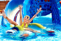 Kids Fiberglass Water Pool Slides in Amusement Water Park