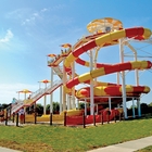 Theme Park Fiberglass Water Slide Customized Closed Tube Spiral FRP For Adult