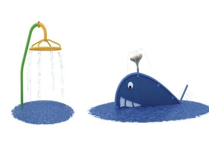 Fiberglass Kids Water Playground For Splash Toys Water Park Equipment