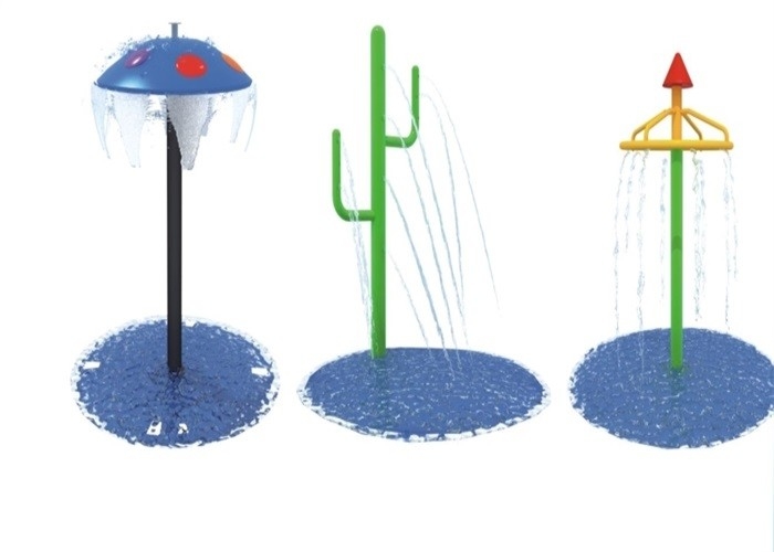 Holiday Resort Spray Park Interactive Water Play For Children Adults