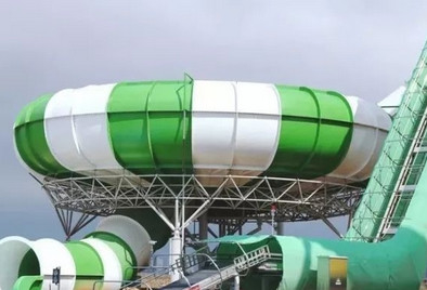 33m Space Bowl Custom Water Slides Aqua Resort Water Play Equipment