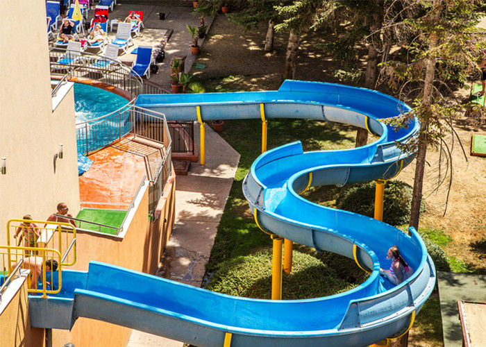 Hotel Resort Water Park Slide Fiberglass Water slide Aqua Theme Park Equipment