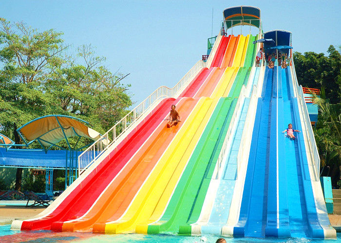 Extreme Water Park Slide , Children Fiberglass Sleigh / Cannon Water Slide