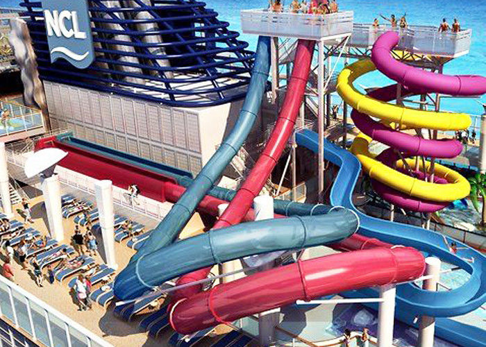Water Amusement Park Boomerang Water Slide Big Splash CE TUV ISO9001 Certificates