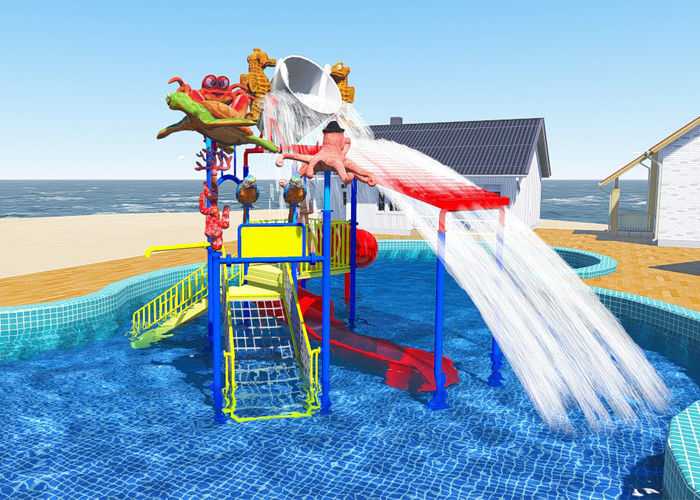 Saftey Colorful Theme Park Ride Design Build Project Interactive Ocean Style