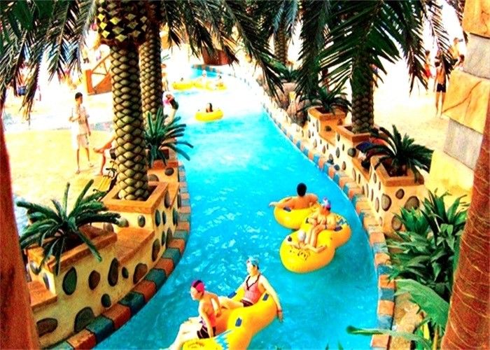 Fiberglass 1m Water Park Lazy River For Hotel Resort