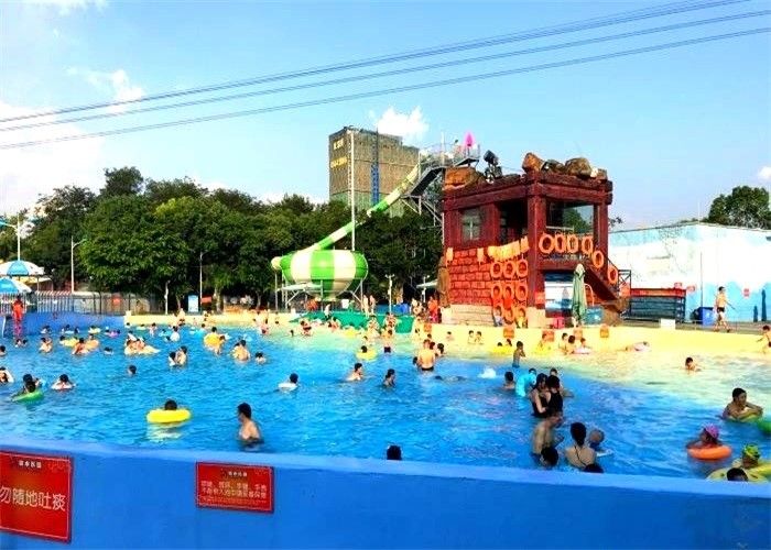 1000 People/1000m2 1.2M High Water Park Wave Pool For Adults
