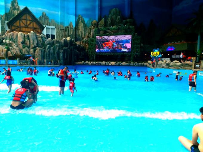 1000 People/1000m2 1.2M High Water Park Wave Pool For Adults